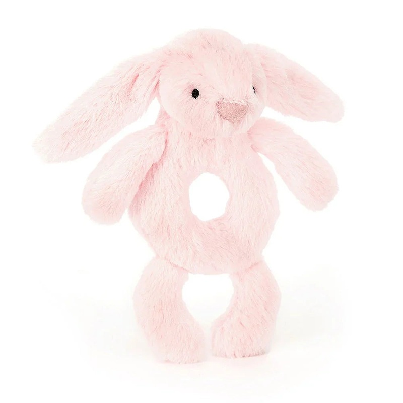 Jellycat Bashful Pink Bunny Rattle