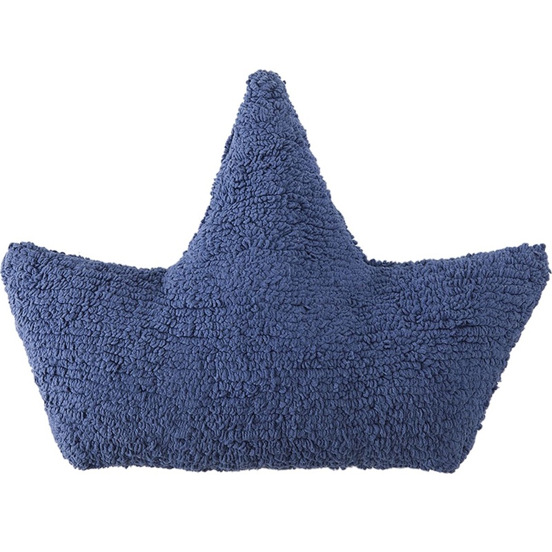 Lorena Canals Boat Cushion – Navy (1’8″ x 9″)