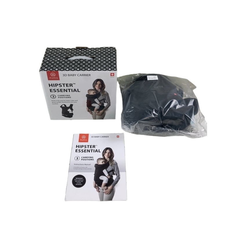 MiaMily HIPSTER Essential Baby Carrier, Black