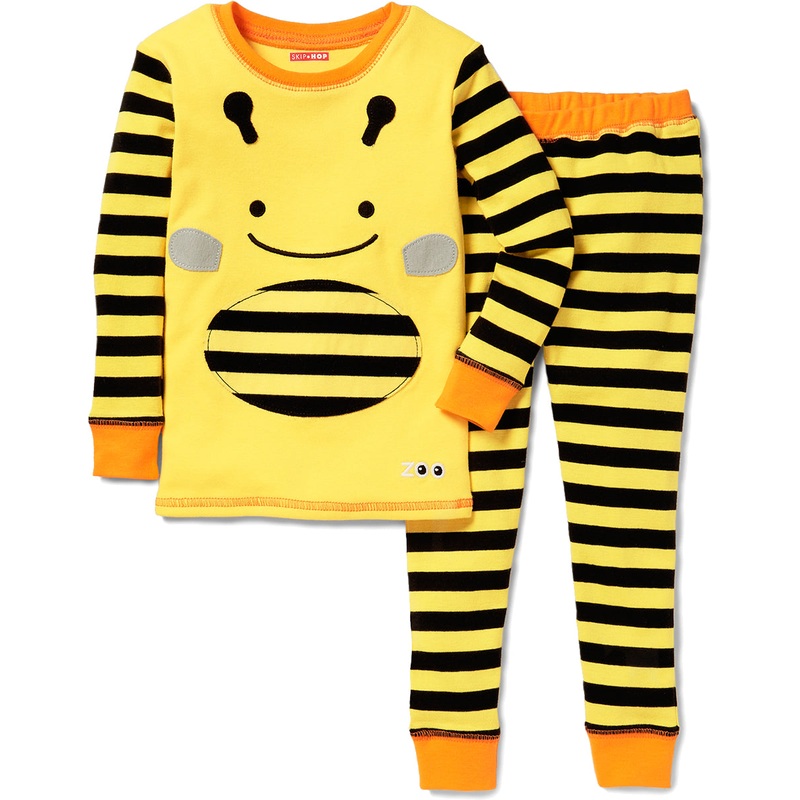 Skip Hop ZooJamas Little Kid Pajamas, 3T – Bee
