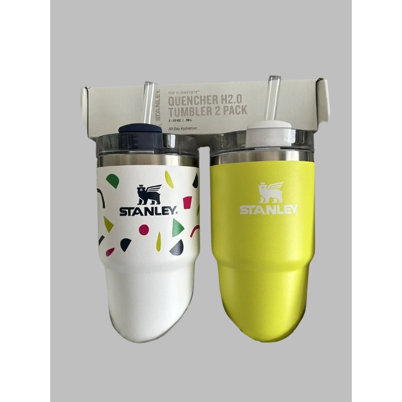 Stanley 2pk 20oz Stainless Steel H2.0 Quencher Tumblers