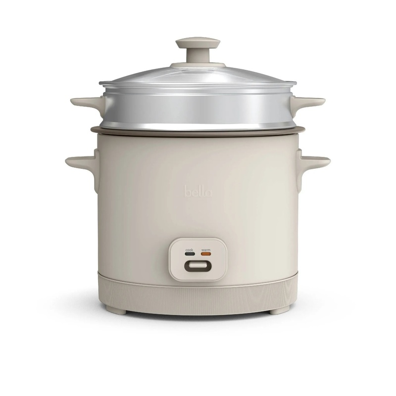 16 Cup Rice Cooker with Steamer – Oatmilk (See Description)