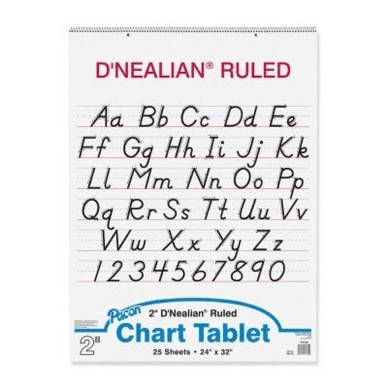 D’Nealian Chart Tablet 24″ x 32″ Manuscript
