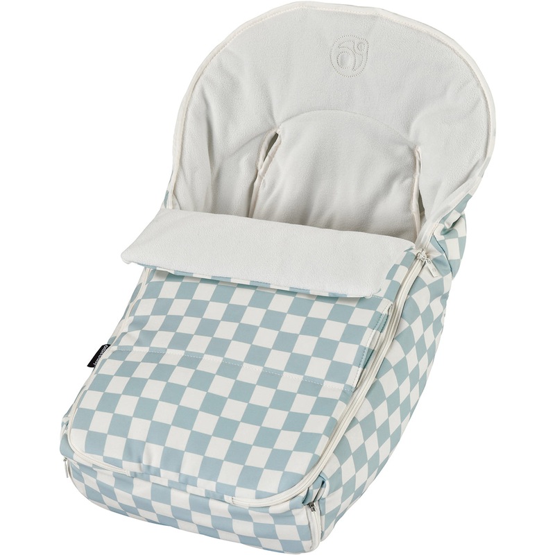 Orbit Baby G5 Stroller Footmuff – Checkered Surf Spray