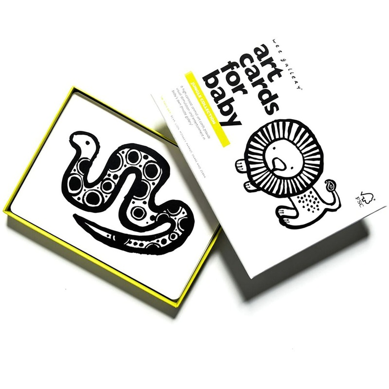 Wee Gallery Art Cards for Baby – Jungle Collection