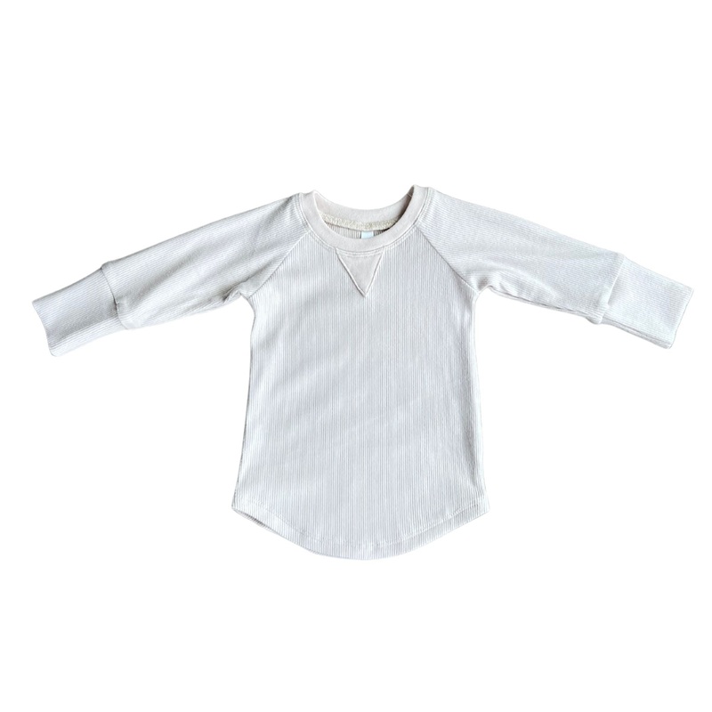 Babysprouts – Ribbed Long Sleeve Top – Cream