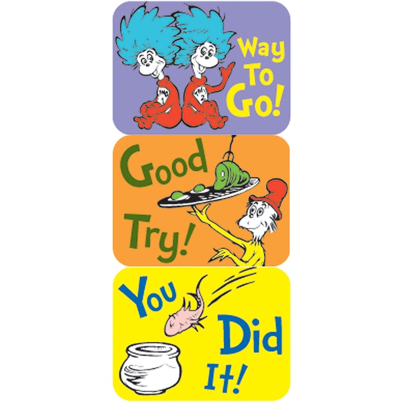 Dr. Seuss Classroom Back to School Stickers
