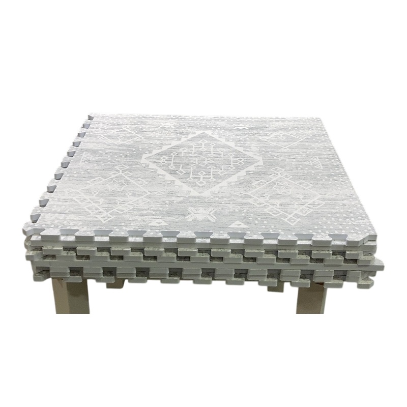 House Of Noa Little Nomad Play Mat, 4×8′, Gray, Ula