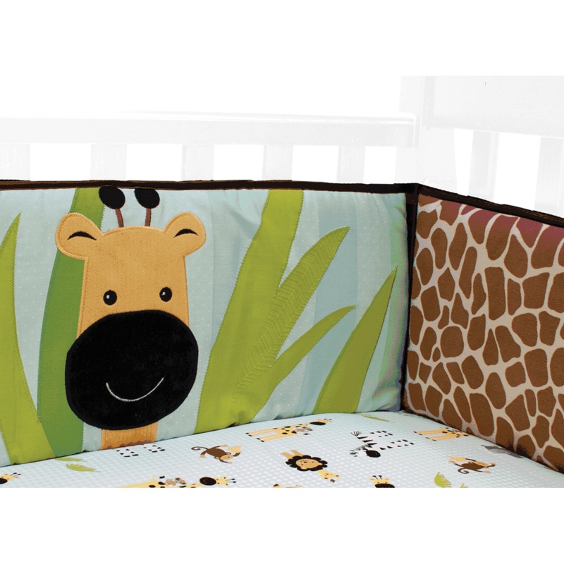 Lambs & Ivy Peek A Boo Jungle Crib Bumper
