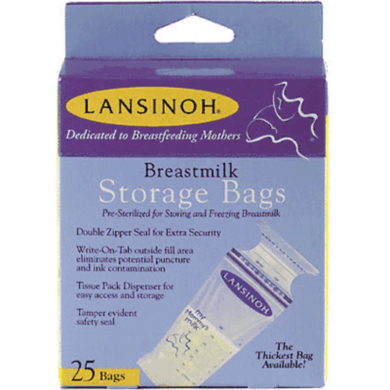 Lansinoh Breast Milk Storage Bags – 25 Count