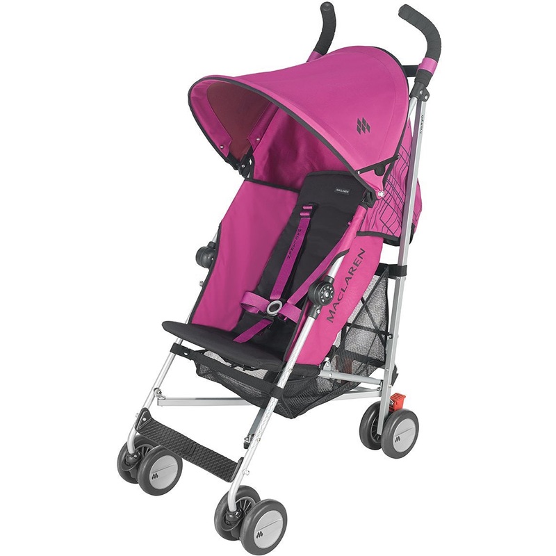 Maclaren Open Box Triumph Stroller – Festival Fuchsia / Black