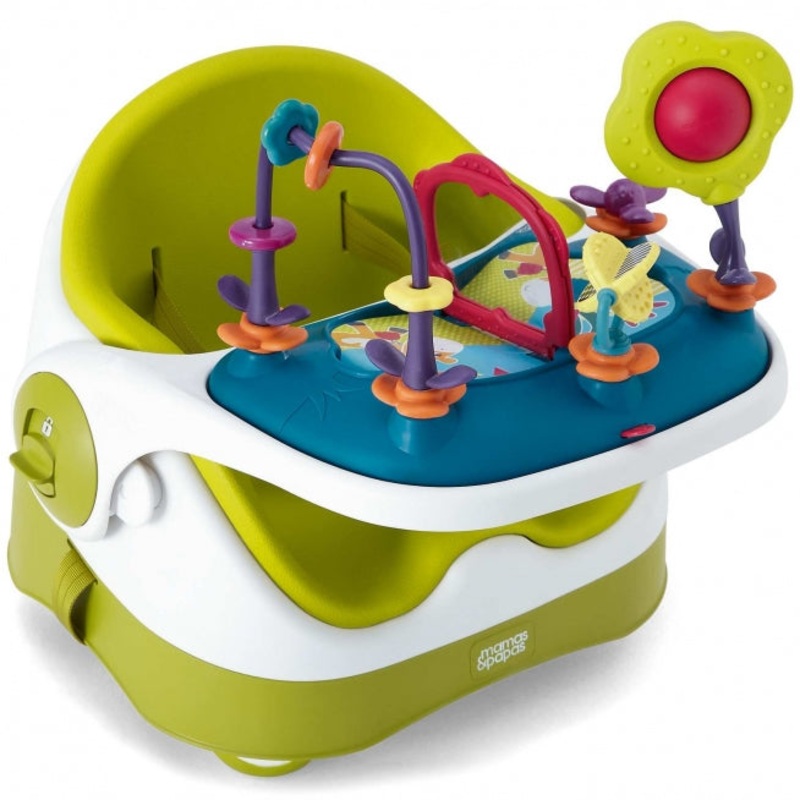 Mamas & Papas Baby Bud Portable Booster Chair & Activity Tray – Lime