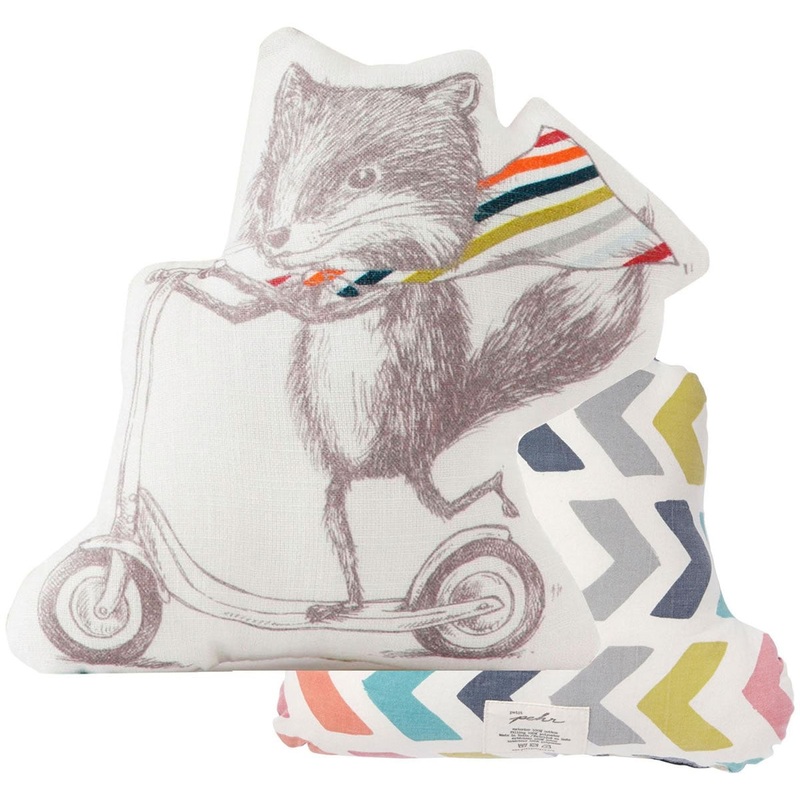 Petit Pehr Novelty Pillow – Gotta Roll Fox