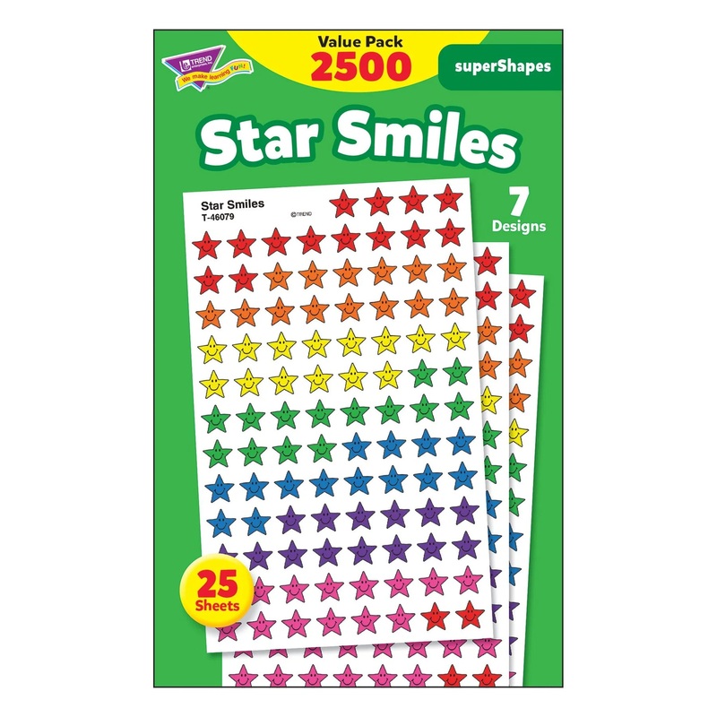Star Smiles superShapes Stickers Value Pack