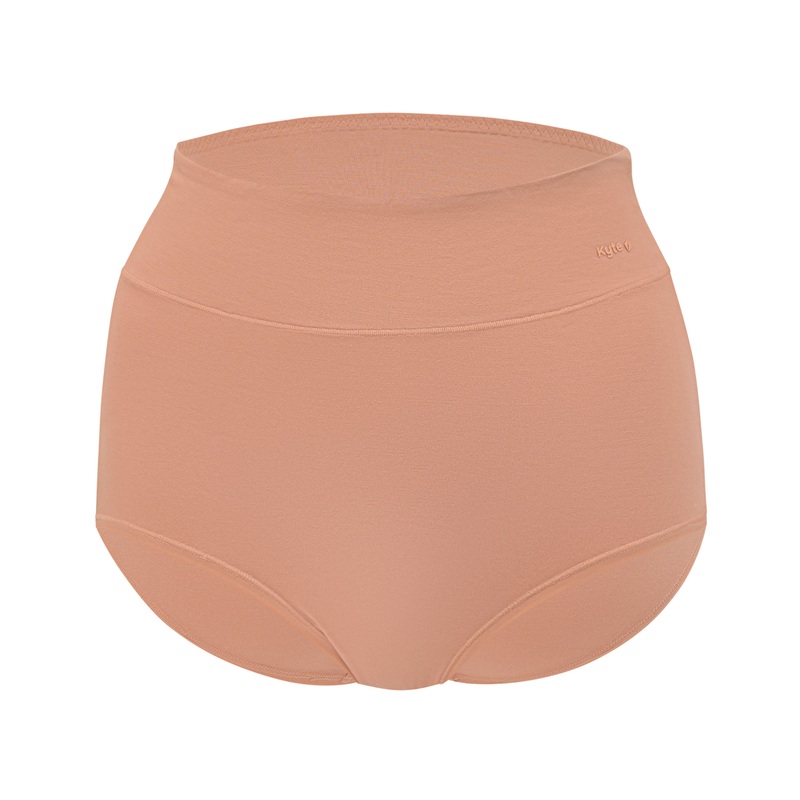 Women’s High-Waisted Brief in Latte