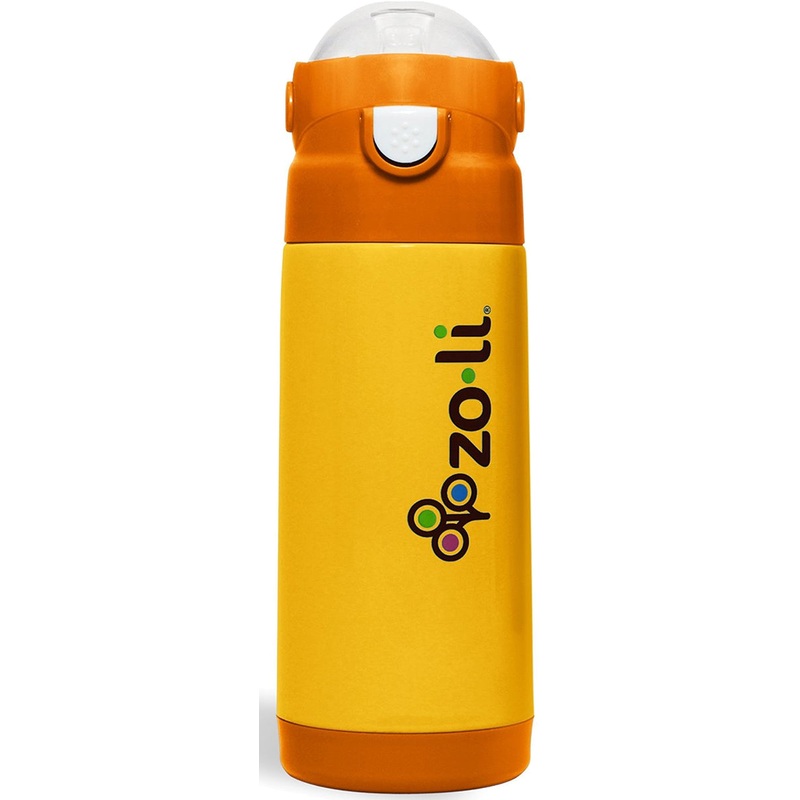 ZoLi Baby DASH 12 oz. Vacuum Insulated Straw Drink Bottle – Orange