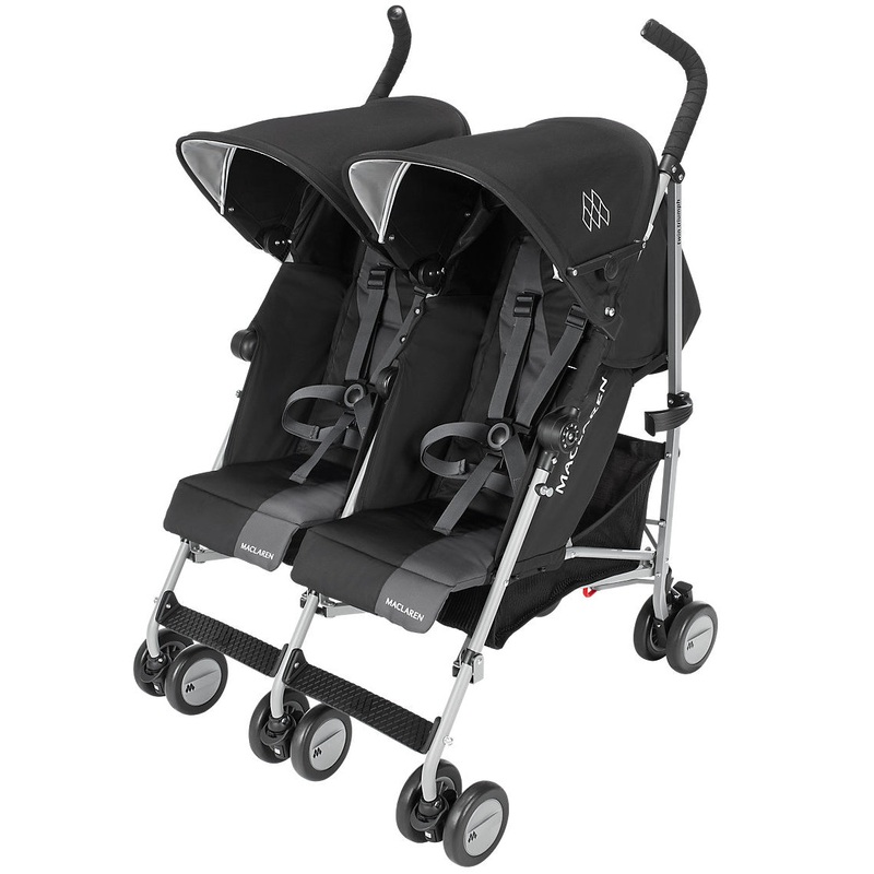 Maclaren Open Box 2016 Twin Triumph – Black/Charcoal