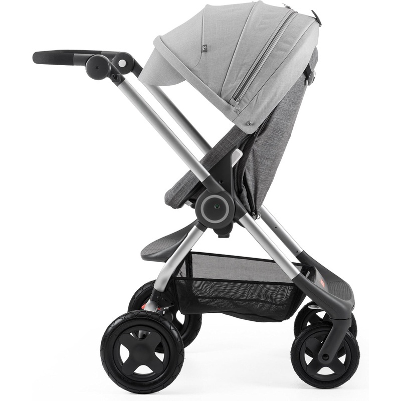 Stokke Scoot Complete Stroller – Black Melange/Grey Melange