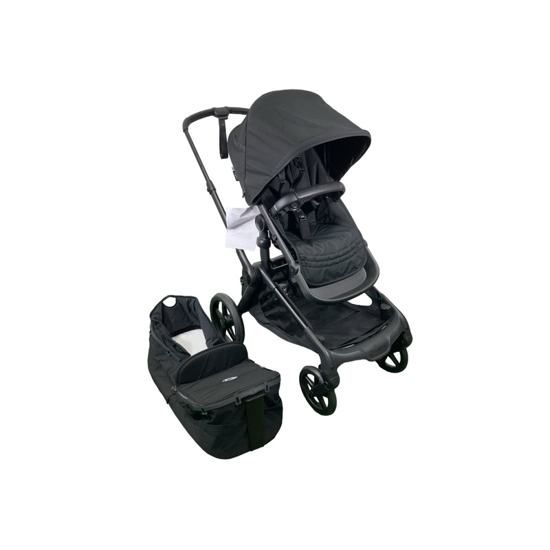 Bugaboo Kangaroo Single To Double Stroller, Black, Midnight Black, Midnight Black, 2024