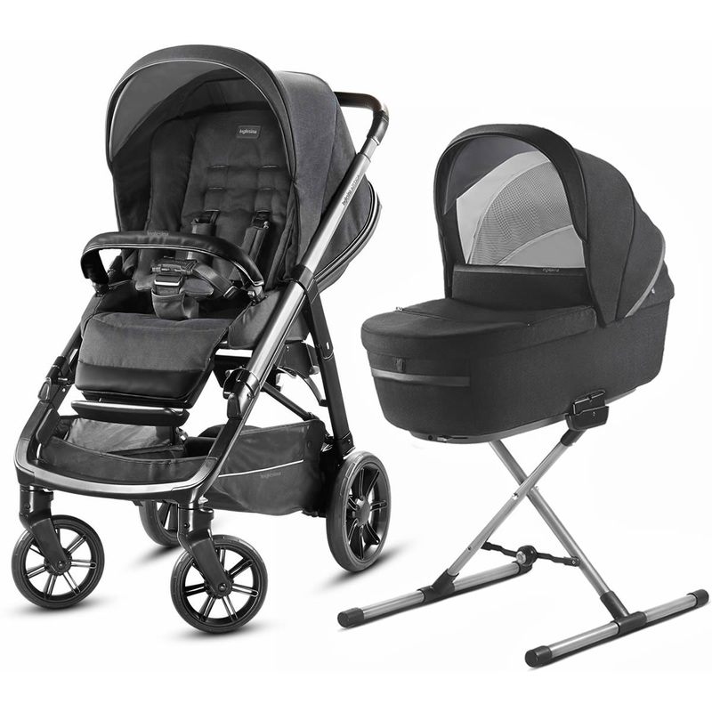 Inglesina Aptica Stroller + Bassinet & Stand – Mystic Black