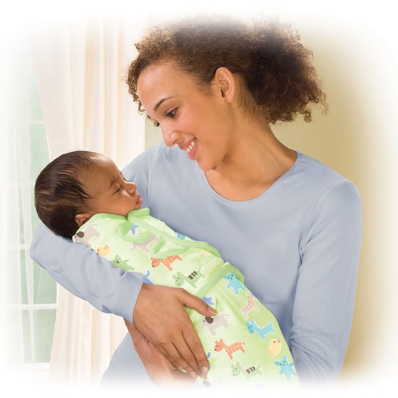 Summer Infant 2-Pack Microfleece Swaddleme, Small – Cuddle Buddies Green