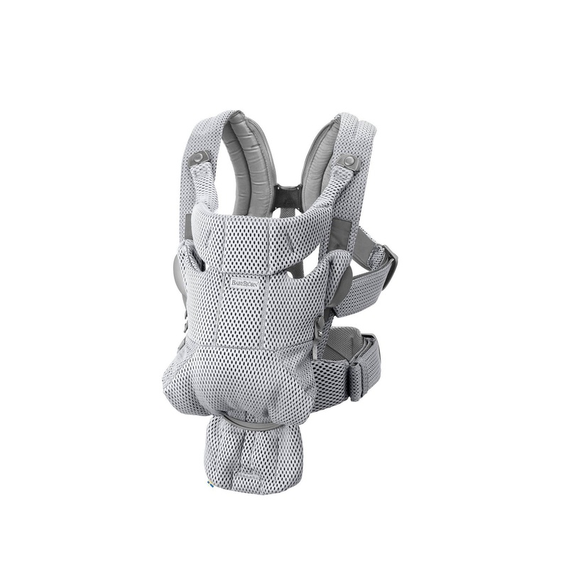 Baby Carrier Free in 3D Mesh – Gray