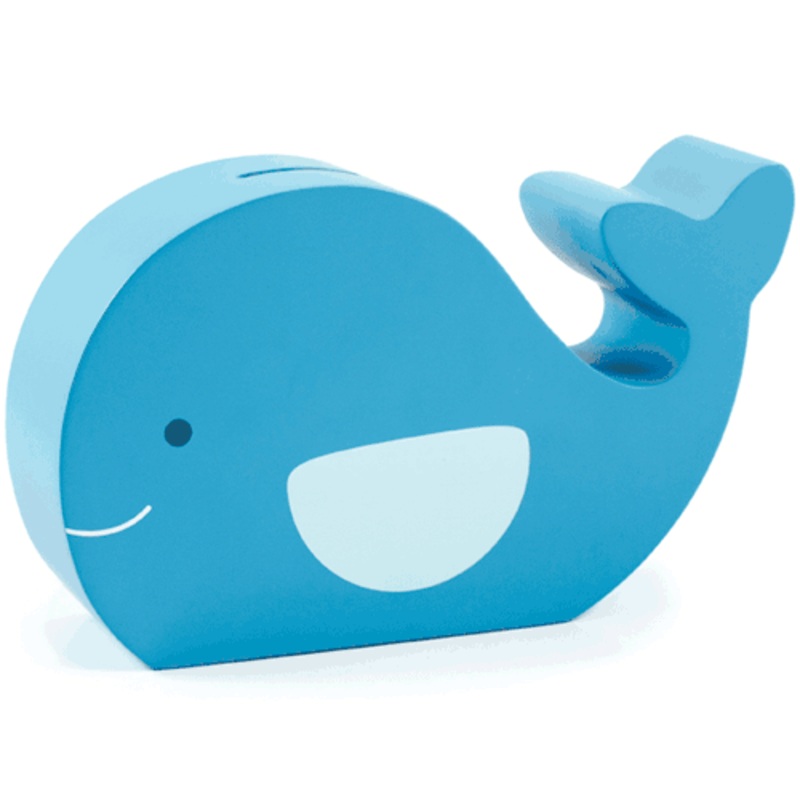 Pearhead Wooden Bank in Moby Whale