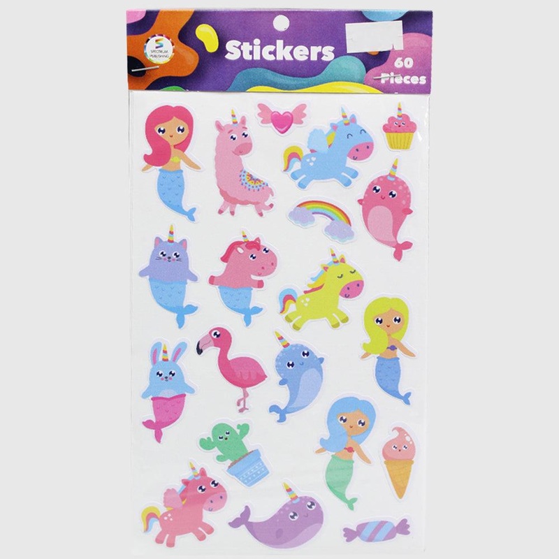 Stickers Pack – 60 Pieces (Magical Creatures)