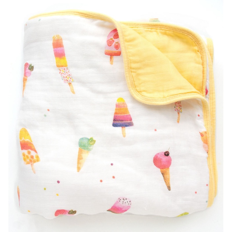 Loulou Lollipop Luxe Muslin Quilt – Ice Cream