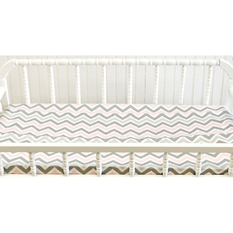 New Arrivals Peace, Love & Pink Changing Pad Cover