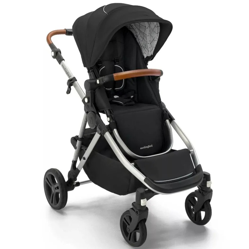 Single-To-Double Stroller 2.0 – Black Windowpane (See Description)