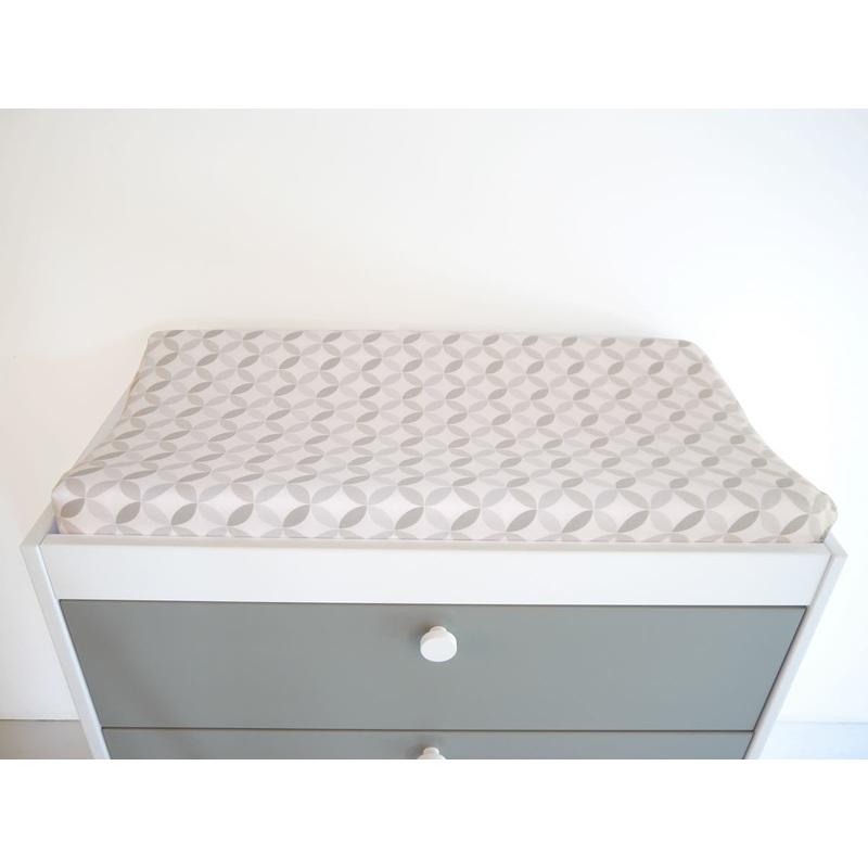 Spot On Square Tops Changing Pad Cover – Grey