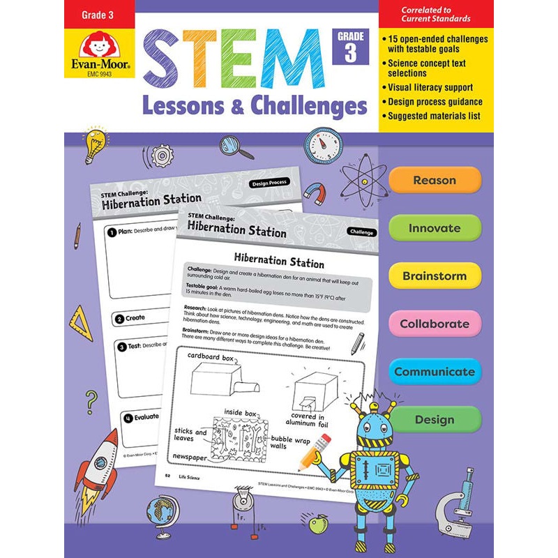 STEM Lessons and Challenges, Grade 3 – Teacher Reproducibles
