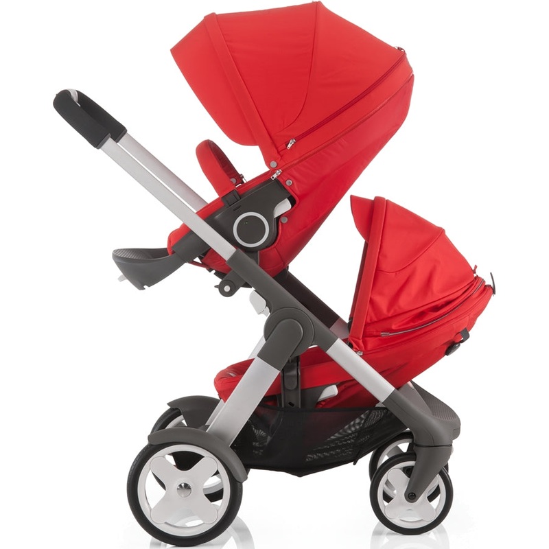 Stokke Crusi Double Stroller – Red