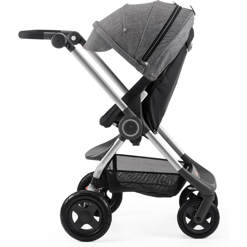 Stokke Scoot Complete Stroller – Black/Black Melange