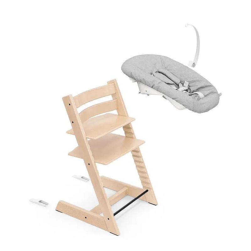 Tripp Trapp Chair with Newborn Set – Natural (See Description)