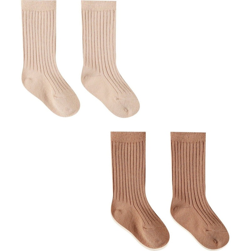 Quincy Mae Socks Set | Shell, Rose