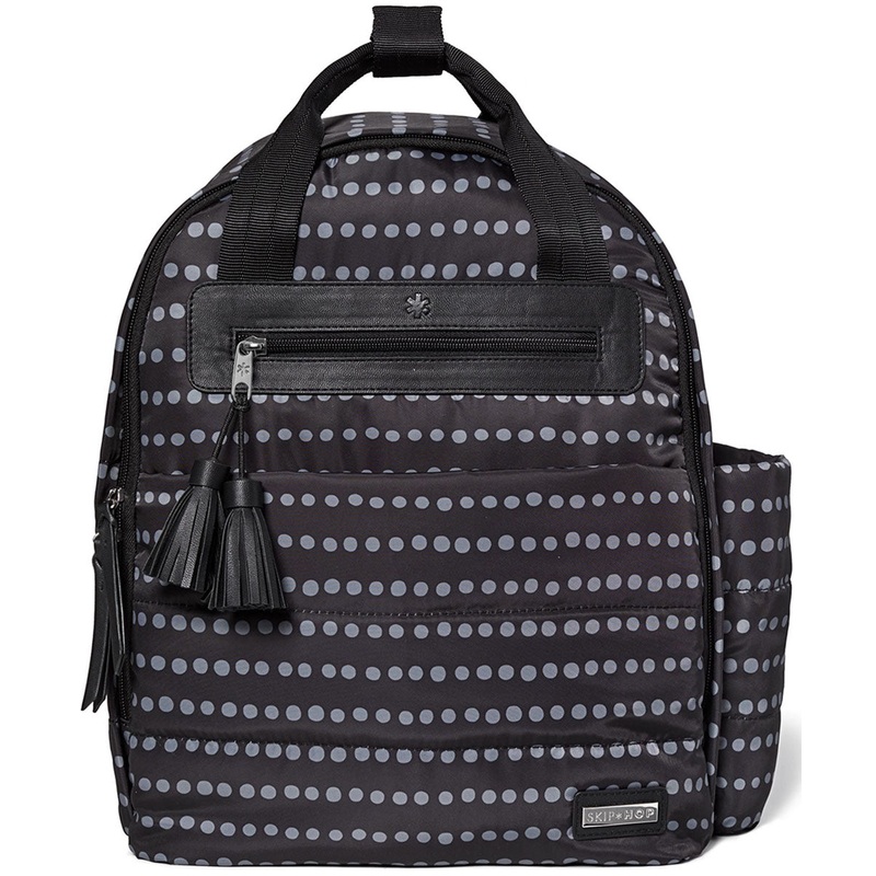 Skip Hop Riverside Ultra Light Backpack Diaper Bag  – Black Dot