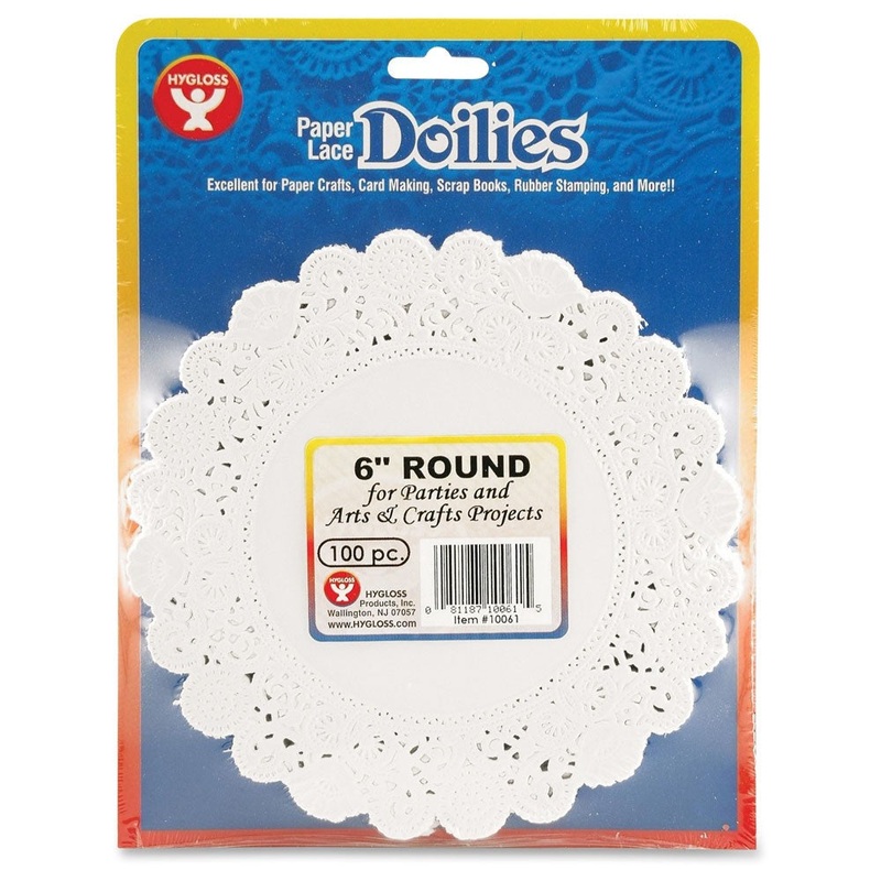 White Round Doilies (6″)