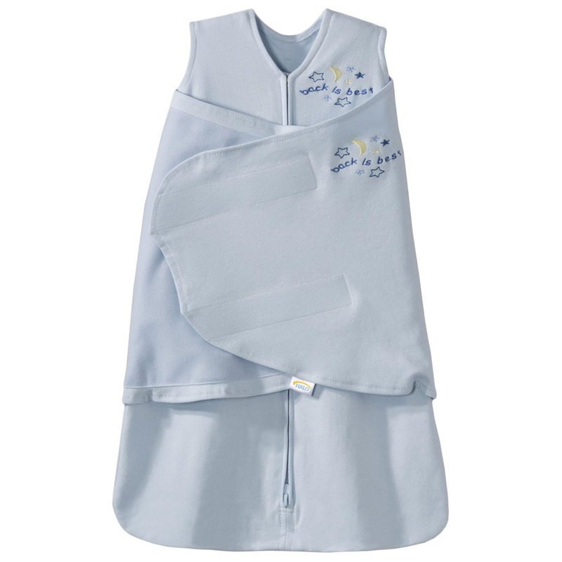 HALO SleepSack Swaddle, Baby Blue, Small