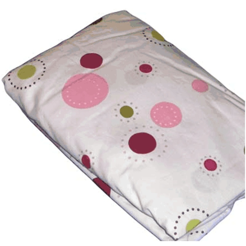 Lambs & Ivy Raspberry Swirl Fitted Sheet