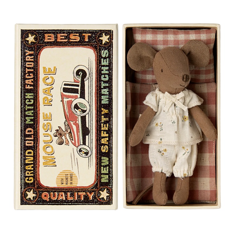 Maileg Big Sister Mouse In Matchbox – Pyjamas