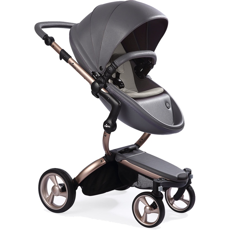 Mima 2019 Xari Complete Stroller, Rose Gold – Cool Grey / Stone White