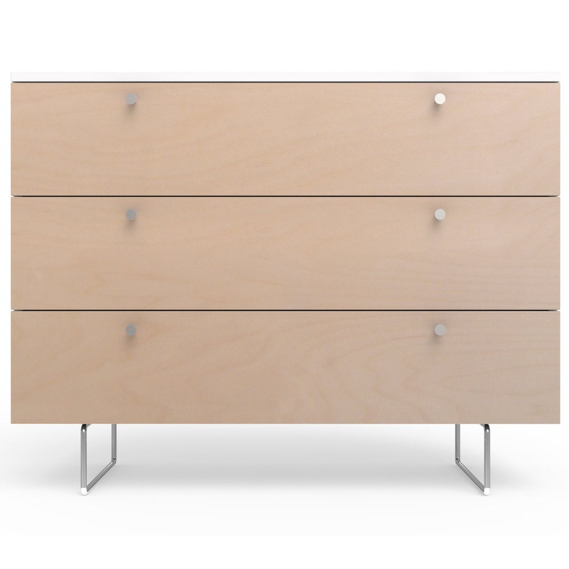 Spot On Square Alto Dresser 45″ – White/Birch