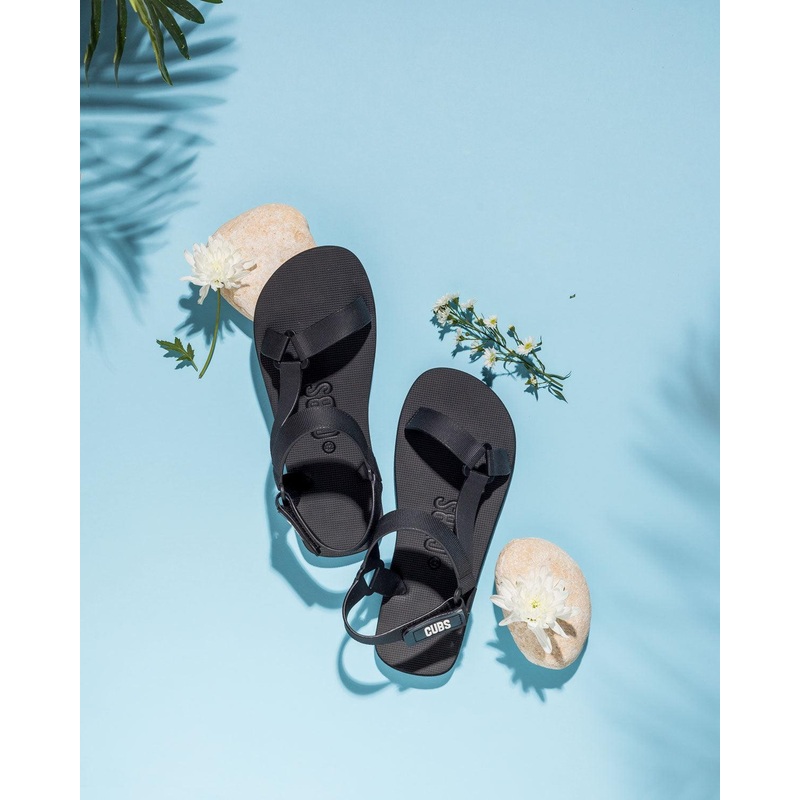 Cubs Black Sling Sporty Sandal