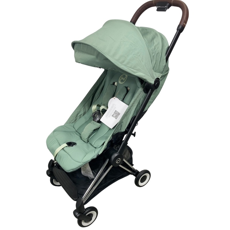 Cybex Coya Stroller, 2023, Leaf Green, Chrome