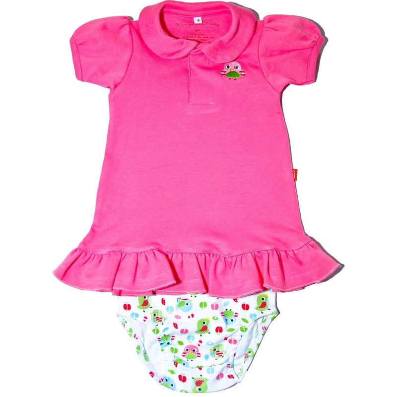 Magnificent Baby Polo Dress with Diaper Cover – 9 Months