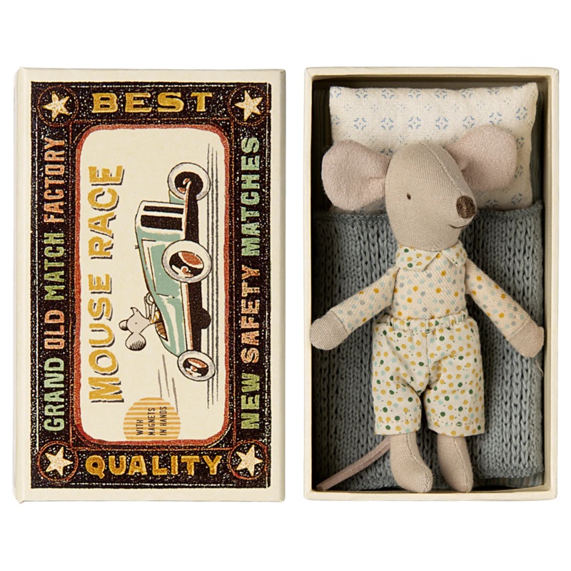 Maileg Little Brother Mouse In Box