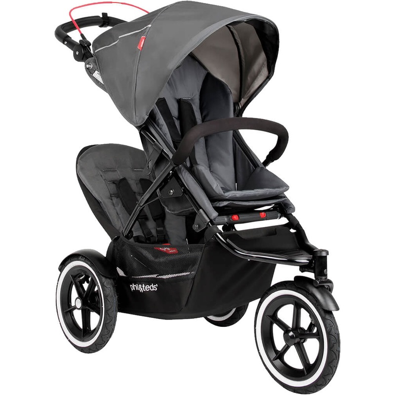 Phil & Teds Sport Double Stroller – Graphite
