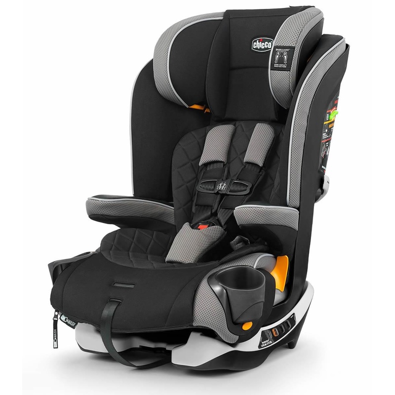 Chicco OPEN BOX MyFit Zip Harness Booster Car Seat – Nightfall